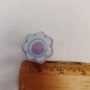 Ceramic Drawer Pulls Knobs Whimsical Flower Butterfly Project Home Improvement Pink Purple Green Yellow image 9