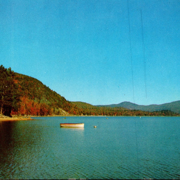 Bristol New Hampshire NH Newfound Lake & Sugar Loaf Mountain Postcard