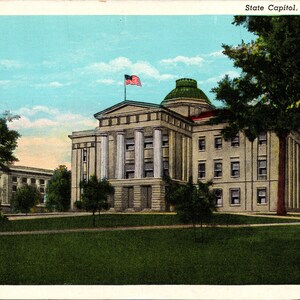 Raleigh North Carolina NC State Capitol Vintage Postcard