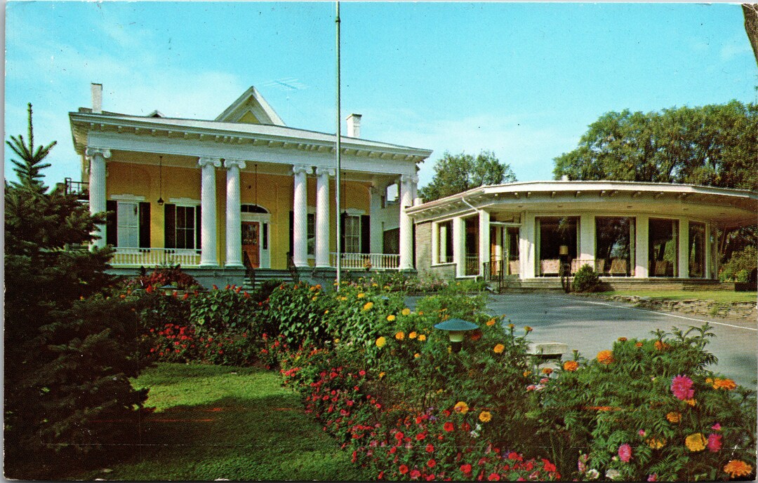 Oriskany New York NY Trinkaus Manor Postcard Etsy
