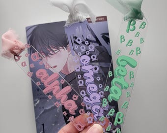ABO Omegaverse Acrylic Bookmarks