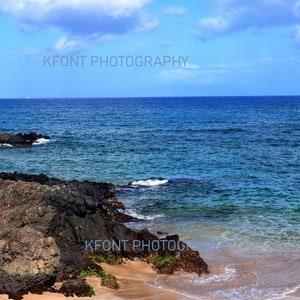 Maluaka Beach Maui,  Wall art, Digital Print, Hawaii