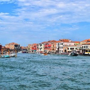 Murano, Venice, Glass, Color, Gondola, Boats, Water, Italy
