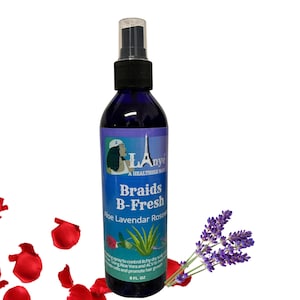 Aloe, Lavender Rosewater Scalp Braids and Locs Spray, Braids B - Fresh