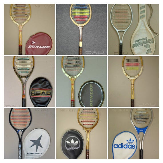 Numbered *NASTASE vs Vilas* retro A3 poster 1977 Spaghetti match 40y tribute