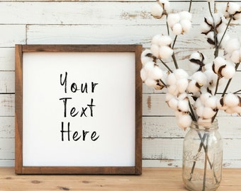 Custom framed quote  Etsy