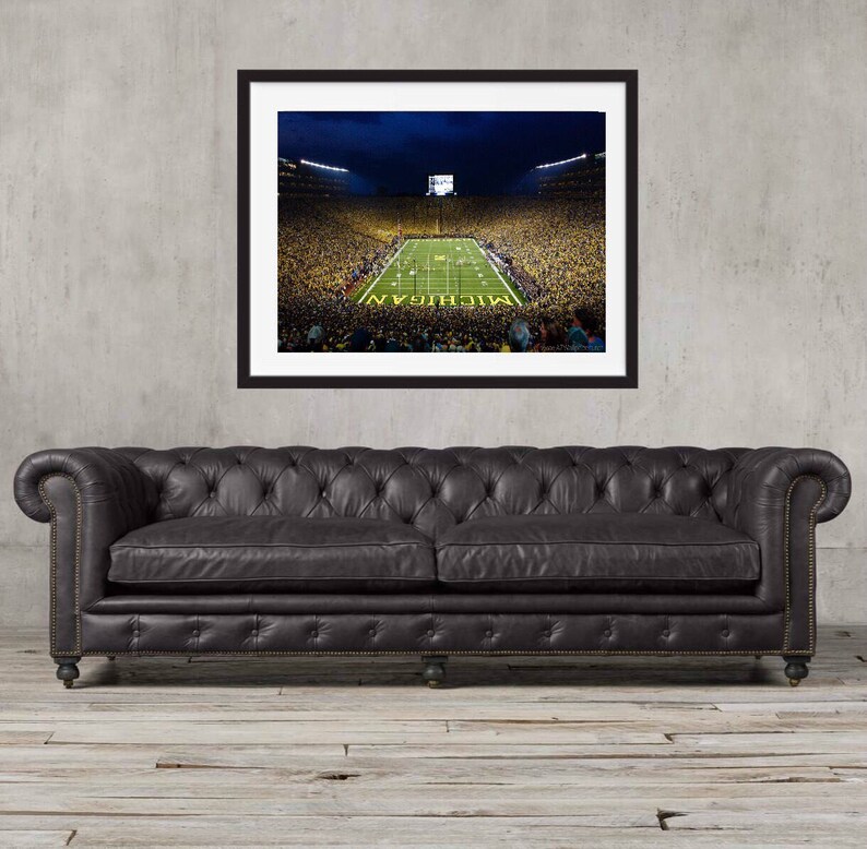 Michigan Framed Art Wall Wolverines Image 0