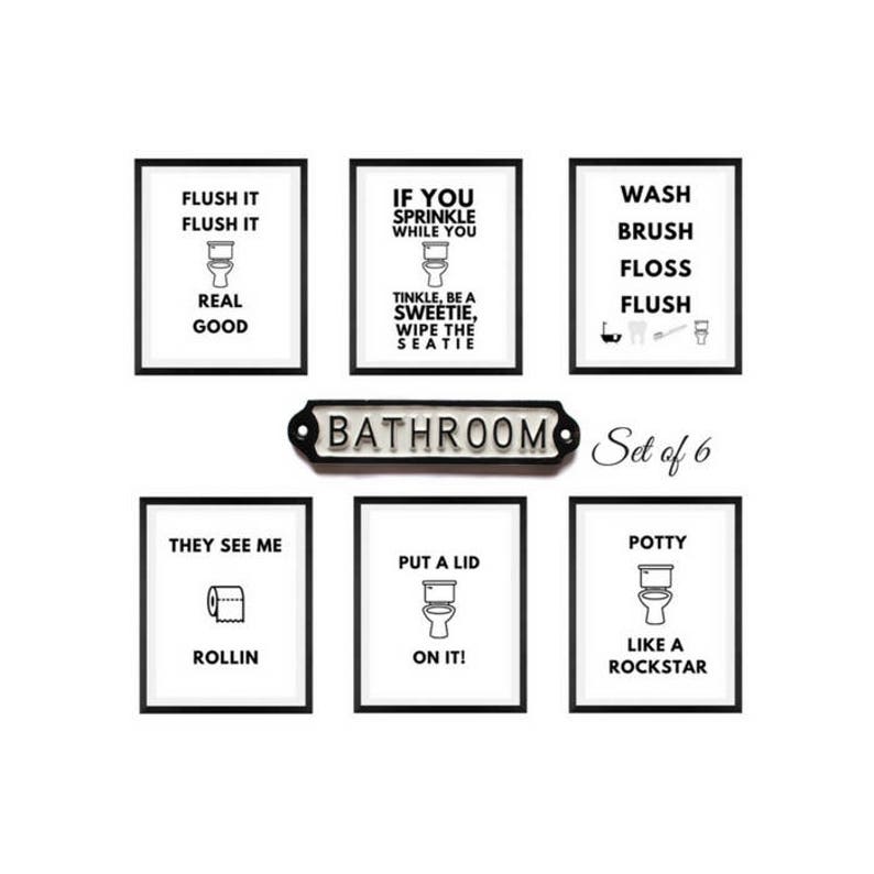 Funny Bathroom Sign For Home Wall Art Funny Bathroom Sign Bathroom Door Sign Wall Art Bathroom Wedding Bathroom Sign Funny Bathroom Art