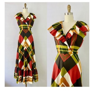 1970s Vintage Maxi Dress by Ottos