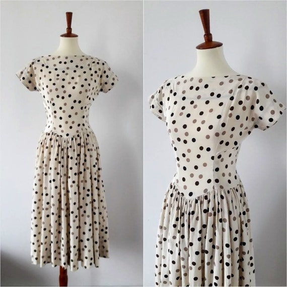 1940 polka dot dress