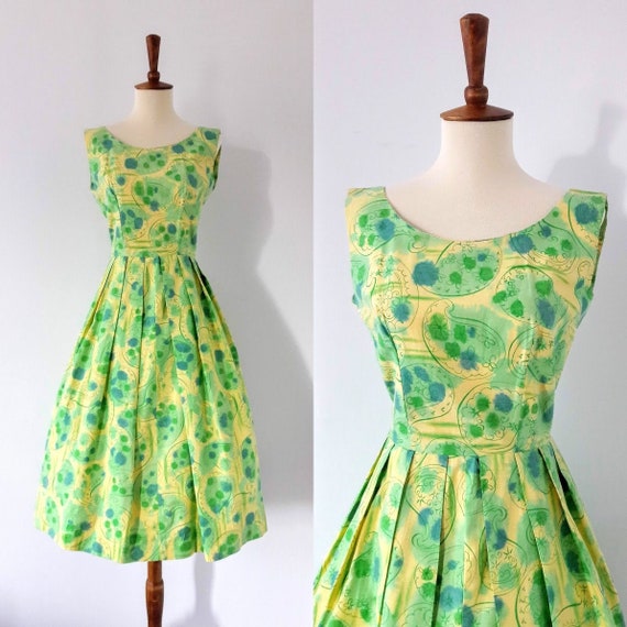 paisley print summer dress