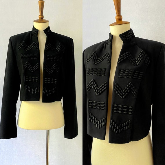 Vintage Embroidered Blazer / Roberto Makali Blazer