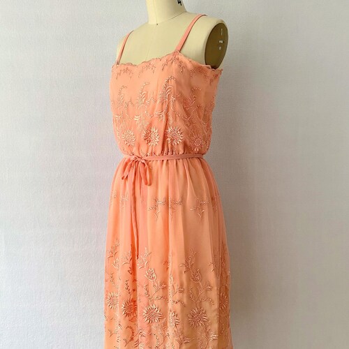 1950s shops Eyelet embroidery Dress