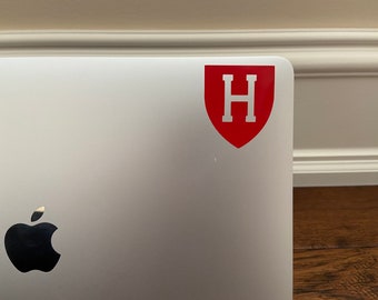 Harvard skyline poster Decal Vinyl Bumper Sticker 5