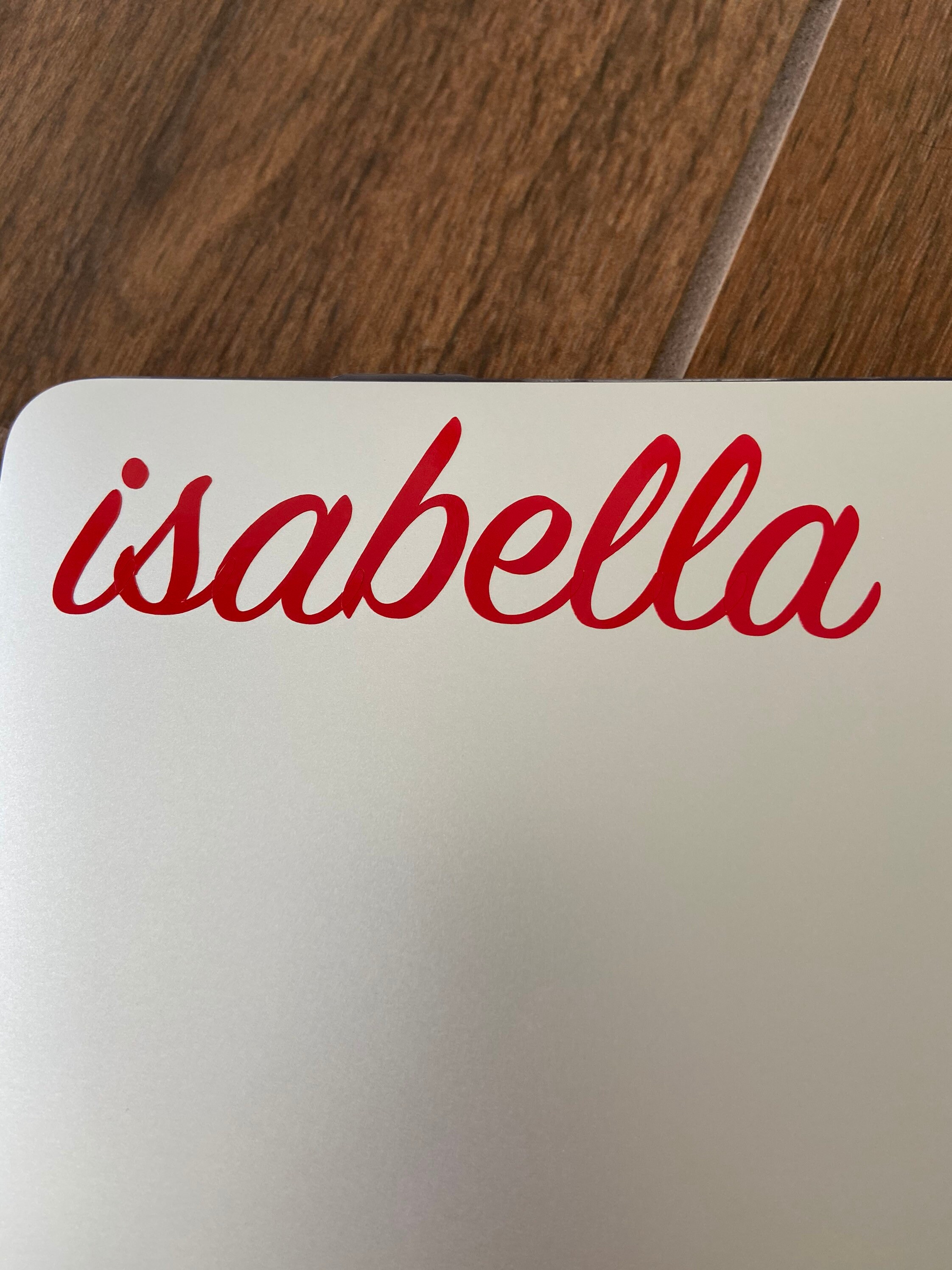 Computer Name Vinyl Decal Sticker- Personalized Computer Name Label ...