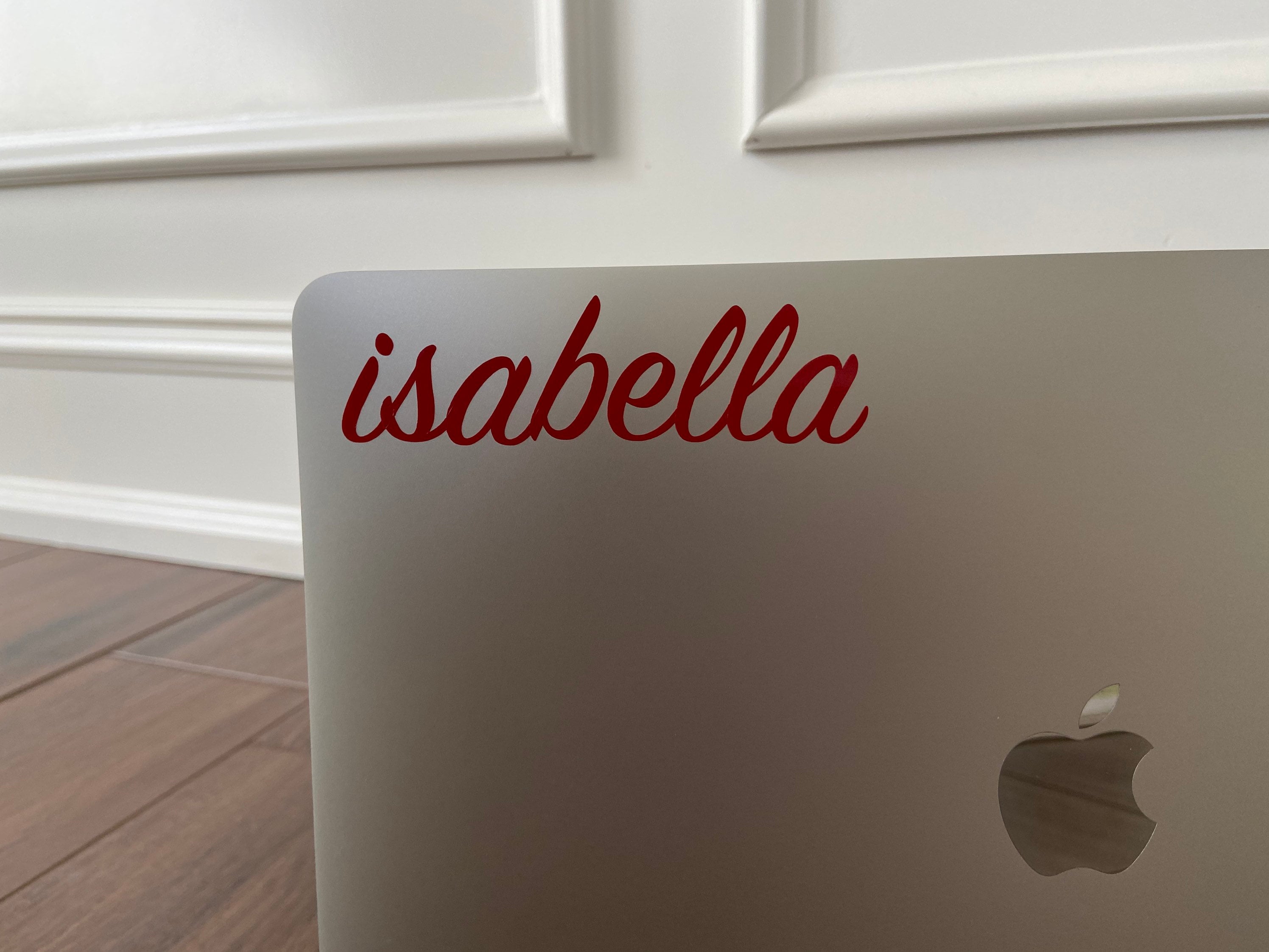 Computer Name Vinyl Decal Sticker- Personalized Computer Name Label ...