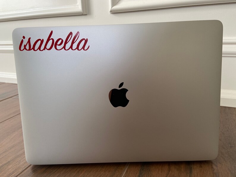 Computer Name Vinyl Decal Sticker- Personalized Computer Name Label ...