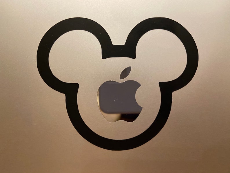 Mickey Mouse Laptop Sticker Vinyl Decal Vinyl Laptop Decal Etsy