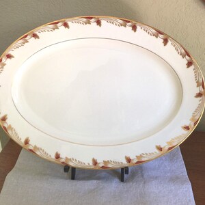 Vintage Lenox Porcelain China, Essex Pattern, Maroon (Smooth) Bread and Butter Plate - Circa 1950's. image 6