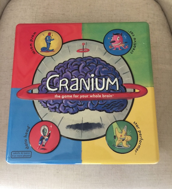 Vintage Cranium Board Game in Metal Tin Case. Complete -  Hong