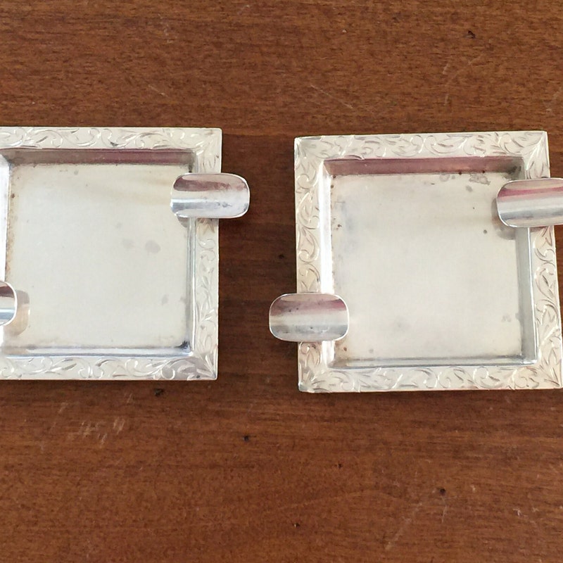 Large Uni Silver-Plated Ashtray main image 1