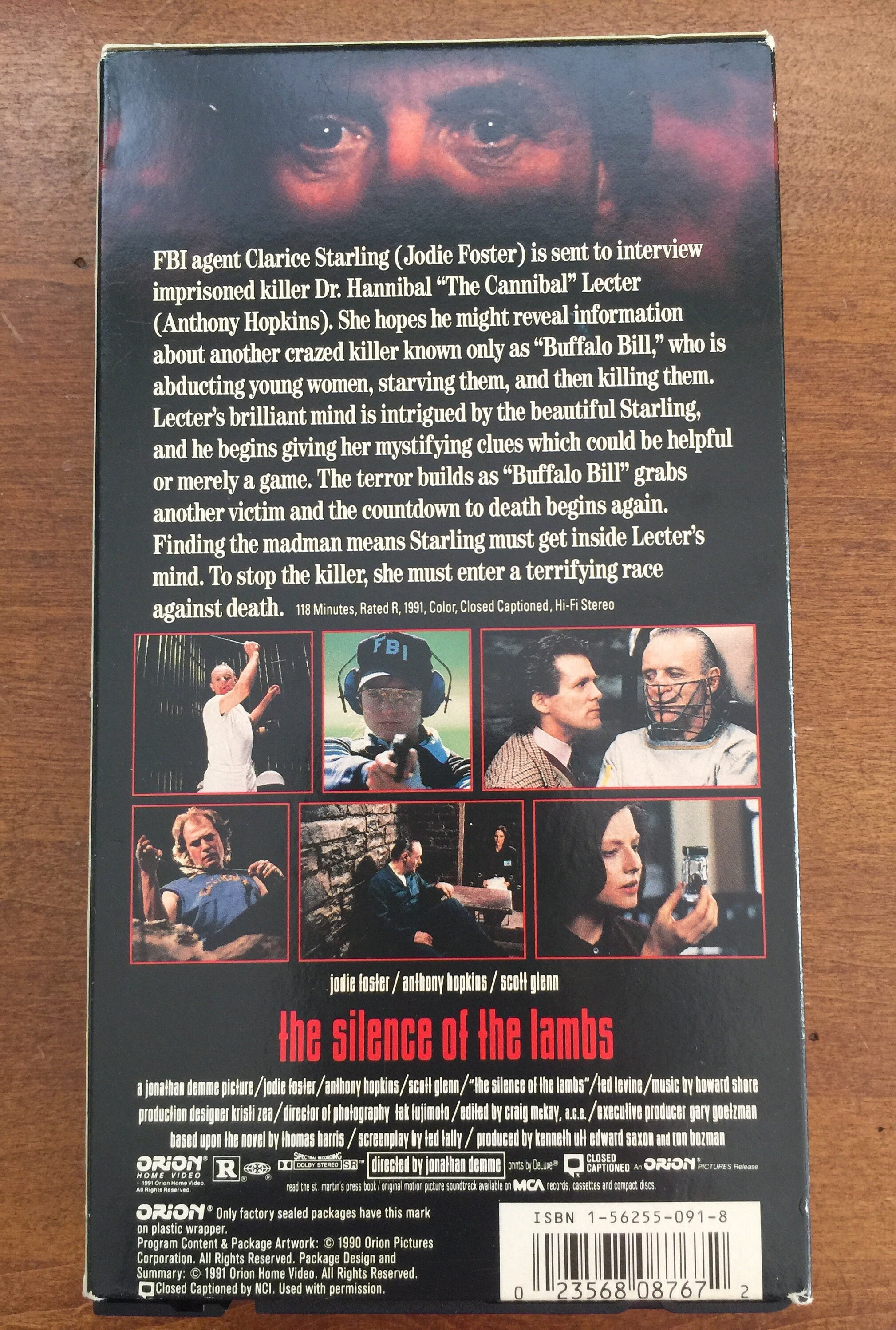 Silence Of The Lambs Vhs