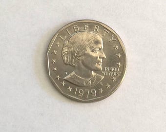 1979-S Susan B Anthony Dollar, Type 2.  Uncirculated.