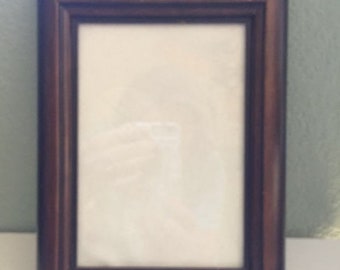 Vintage  Small  Walnut Wall Frame - 9 x 7 with 5 x 7 Opening.