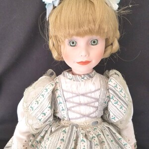 Dynasty Doll Porcelain Doll, Nadine #1060, Vintage 1980&#39;s, In Original Box