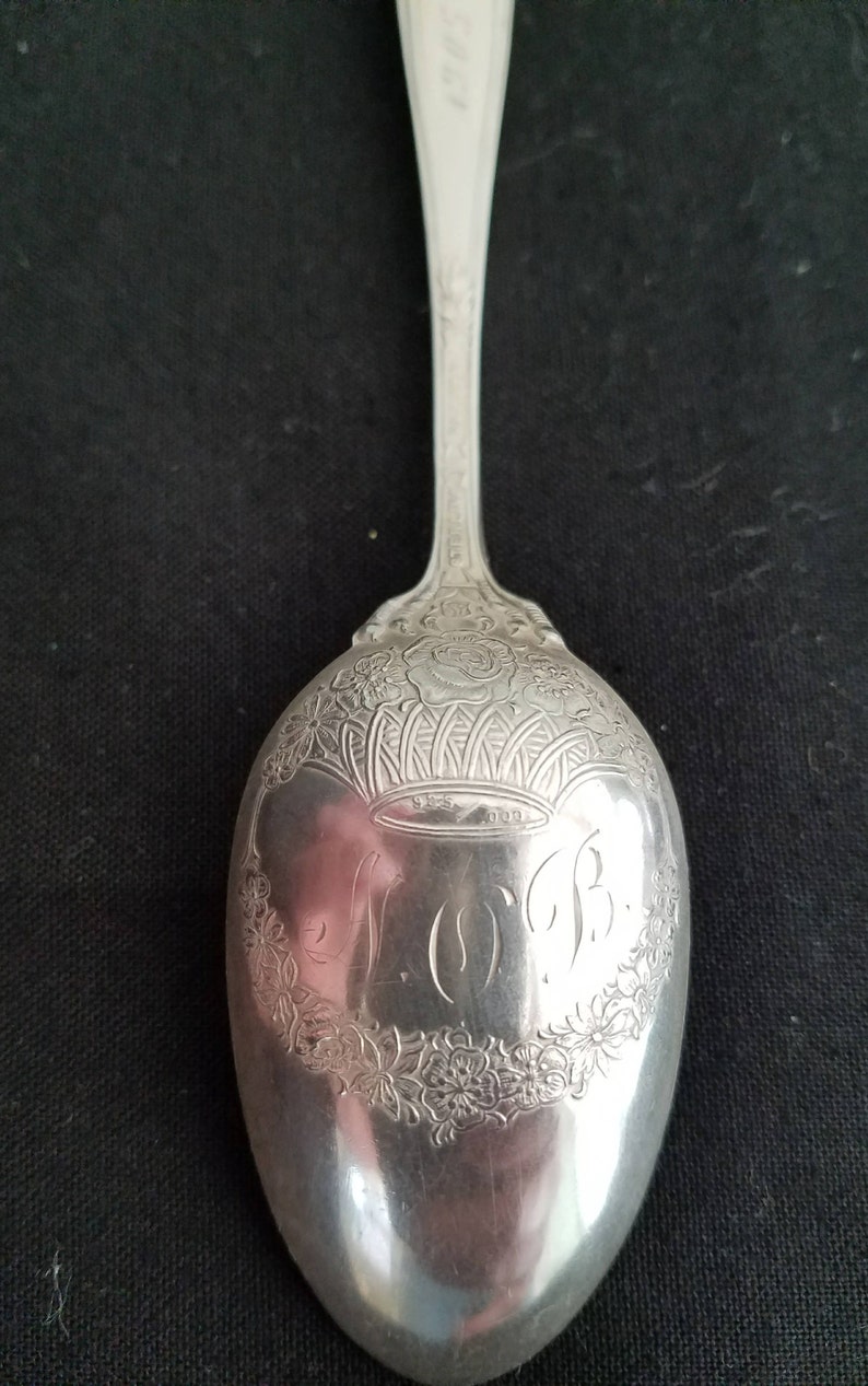 Antique Towle Sterling Silver Souvenir Spoon Pat 1898 Etsy