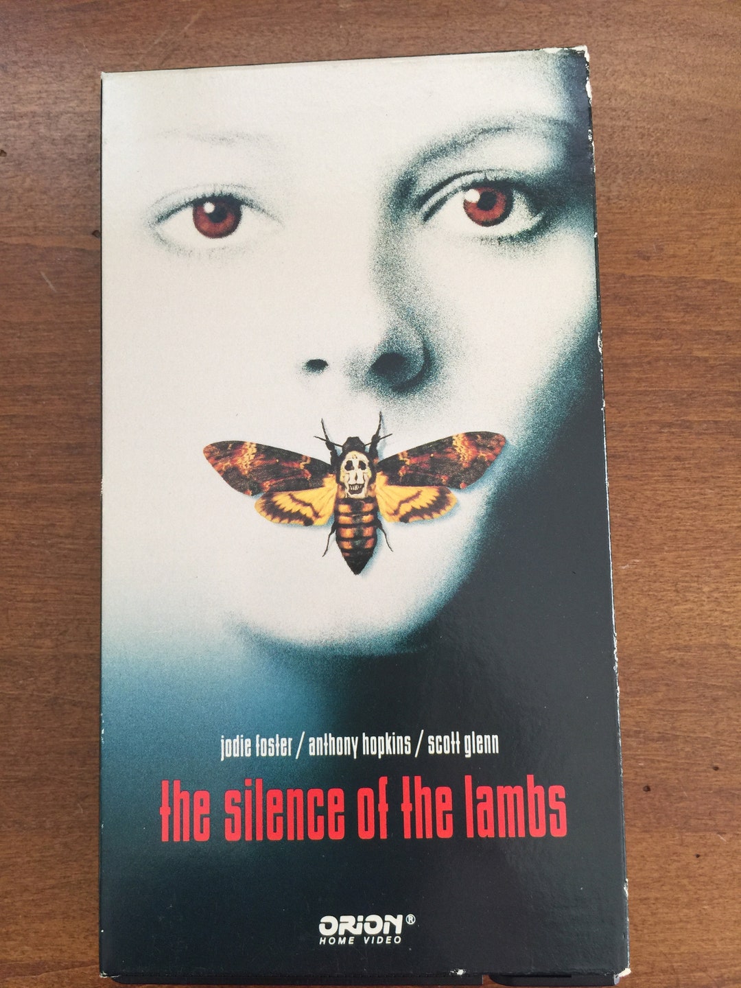 Vintage VHS Cassette Tape The Silence Of The Lambs Jodie Foster vintage-vhs-cassette-tape-the-silence-of-the-lambs-jodie-foster