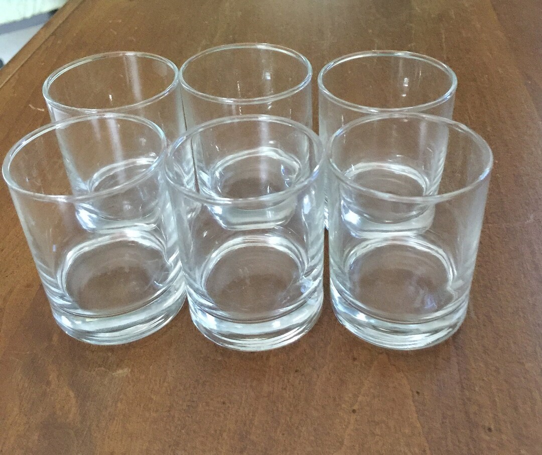 Vintage Glass Tasting Shot Glasses Straight Sided. Sistema Etsy España