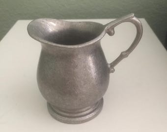 Vintage RWP Walton Pewter Cream Pitcher