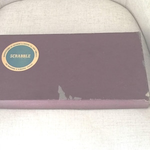 Vintage 1953 Scrabble Game, by Selchow & Richter Co., New York.