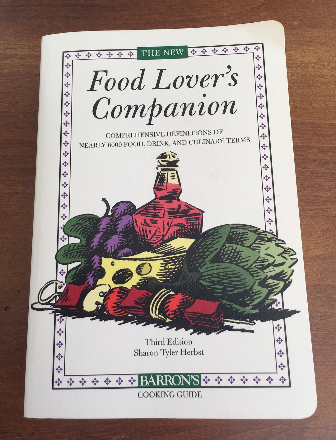 Vintage Food Lover's Companion Book, 3rd Edition by Sharon Tyler Herbst