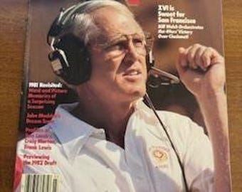 1982 PRO Magazine Featuring San Francisco 49rs Superbowl Win over Cincinnati Bengals