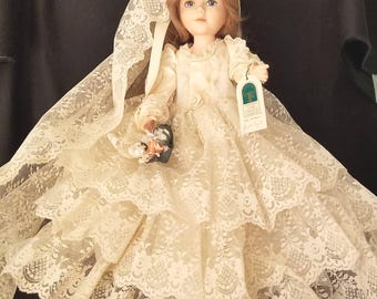 Robin Woods Doll, Jane Eyre Bride Doll, boxed.  Circa 1990