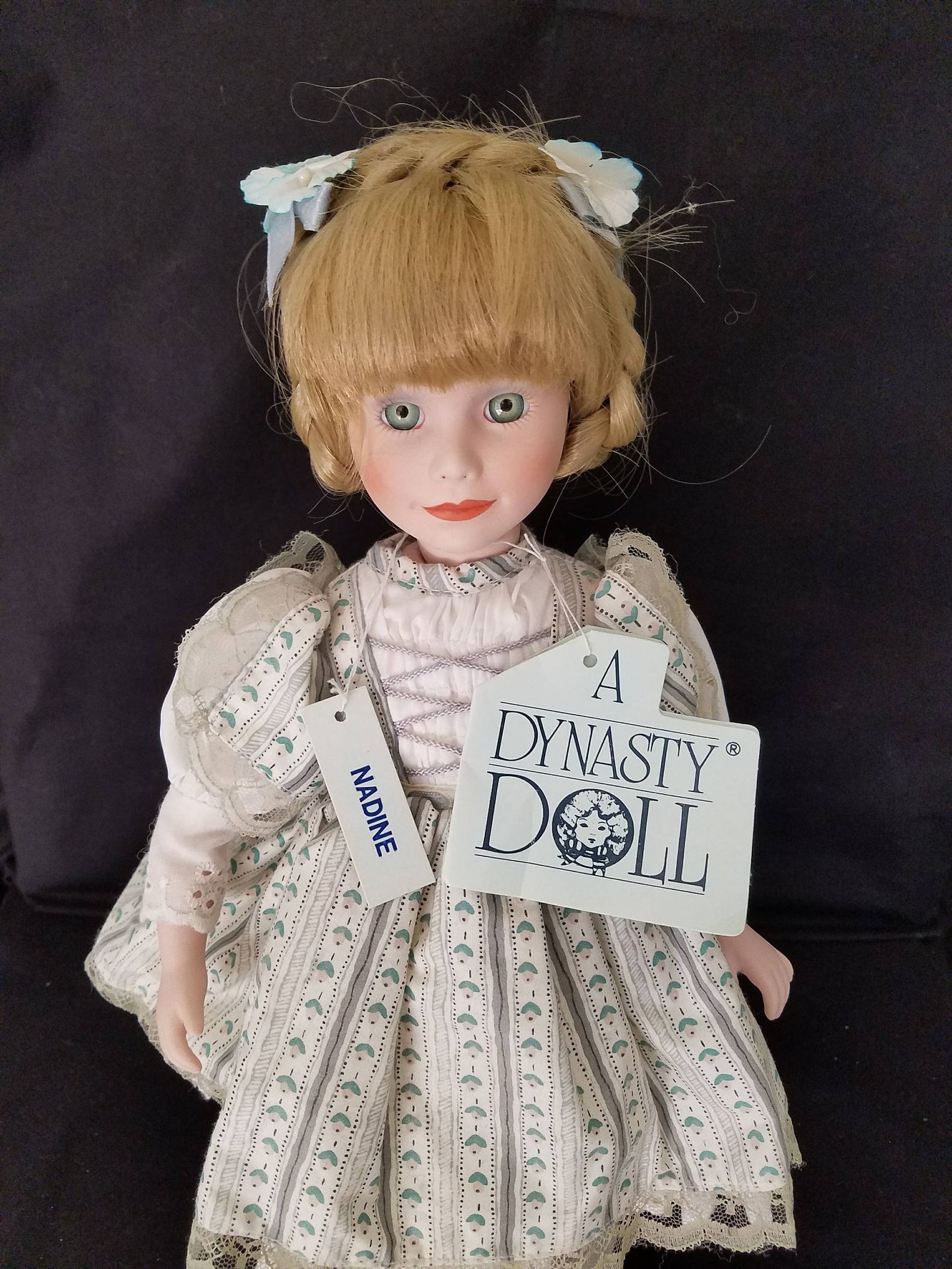Dynasty Doll Porcelain Doll Nadine 1060 Vintage 1980's Etsy
