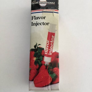 Vintage Flavor Injector by SCI Cuisine Int'l.  For Meats, Poultry, Seafood, and Fruits.  Circa 1990s.