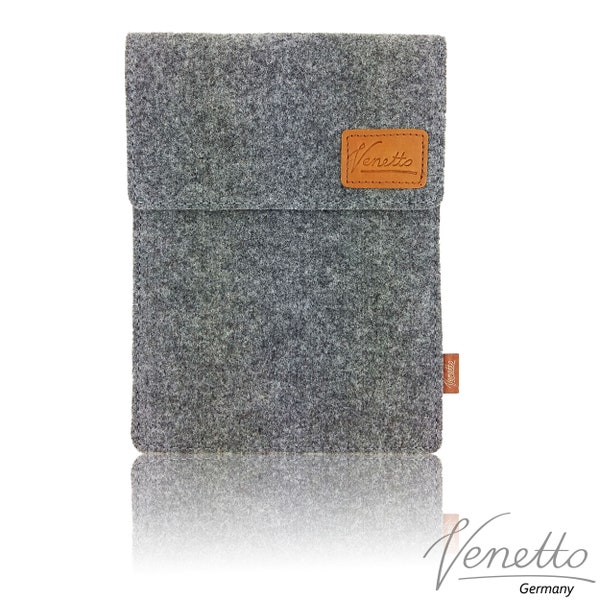 Tasche für eBook-Reader Hülle aus Filz Sleeve Filztasche Schutzhülle für Kindle Kobo Tolino Sony Trekstor, 6 - 6,8" Grau