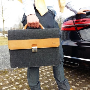 DIN A4/13 notebook MacBook Business bag handbag briefcase case Bag handbag handbag image 1