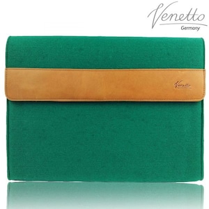 DIN A4 business mallette porte-documents pour hommes et dames sac unisexe manches pour ordinateur portable, vert