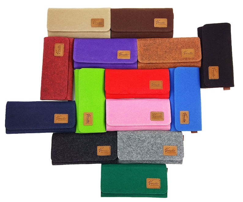 Portemonnee tas portemonnee wallet portemonnee portemonnee rood mix afbeelding 7