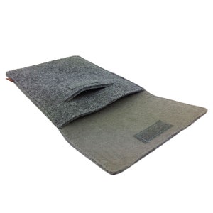 Pocket for iPad Pro 10.5 tablet Samsung book 10.6 felt bag Grey image 6