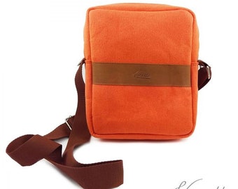 Umhängetasche Schultertasche Handtasche Tasche Damen Kinder orange