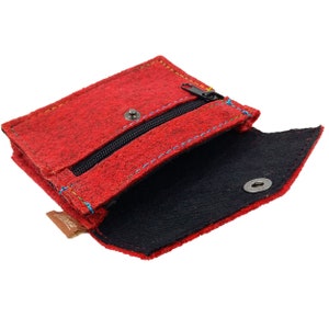 Mini Wallet wallet Purse wallet RED image 7