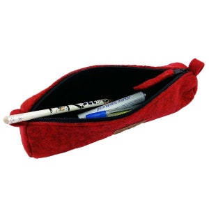 PIN rouleau rouleau bâclée crayon plumier rouge image 2