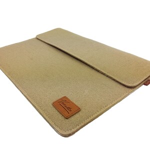 13.3 Inch Case Case Felt Case for Huawei MateBook 13 MacBook Cappuccino Brown image 4