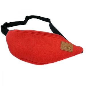 Me sentais Fanny Pack taille ceinture sac sac sac rouge image 1