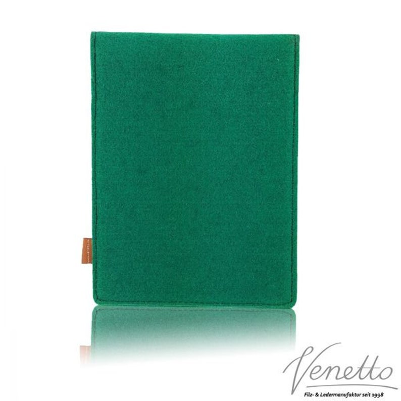 Sac pour lecteur e-book manchon en feutre manchon feutre housse de protection pour Kindle Kobo Tolino Sony Trekstor, vert image 3